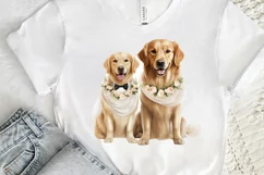 Dog Bride and Dog Groom PNG Clipart Product Image 3