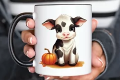 Baby Cow For Halloween Sublimation PNG Clipart Product Image 3