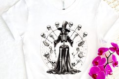 Skeleton Witch Tarot Card PNG Clipart Product Image 3