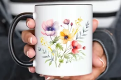 Watercolor Spring Flowers PNG Clipart Product Image 3