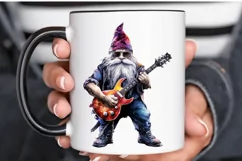 Watercolor Rockstar Gnome PNG Clipart Product Image 3