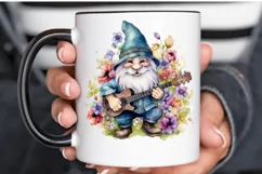 Watercolor Rockstar Gnome PNG Clipart Product Image 3