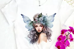 Winter Fairy Watercolor PNG Clipart Product Image 3