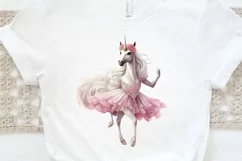 Ballerina Unicorns PNG Clipart Product Image 3