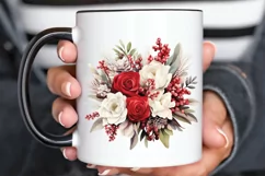 Christmas Flower Bouquet PNG Clipart Product Image 3
