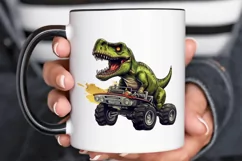 Dinosaur Monster Truck PNG Clipart Product Image 3