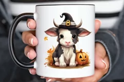 Baby Cow For Halloween Sublimation PNG Clipart Product Image 3