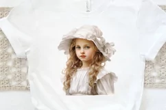 Victorian Little Girl PNG Clipart Product Image 3
