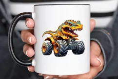Dinosaur Monster Truck PNG Clipart Product Image 3