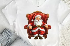 Watercolor Santa Claus PNG Clipart Product Image 3