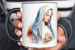 Watercolor Virgin Mary PNG Clipart Product Image 3
