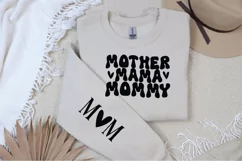 Mother Mama Mommy Mom Sleeve SVG,Motivational Mom Sleeve SVG Product Image 2