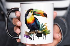 Watercolor Toucans PNG Clipart Product Image 3