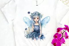 Winter Fairy Watercolor PNG Clipart Product Image 3