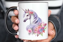 Fairy Unicorn Sublimation PNG Clipart Product Image 3