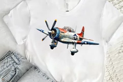 Fighter Aircraft Watercolor PNG Clipart Product Image 3