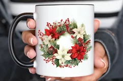 Christmas Holiday Wreath PNG Clipart Product Image 3