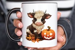 Baby Cow For Halloween Sublimation PNG Clipart Product Image 3