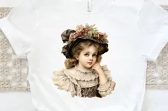 Victorian Little Girl PNG Clipart Product Image 3