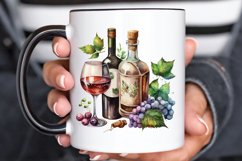 Watercolor Alcohol clipart png clipart Product Image 3