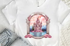 Fairy Castle Window Sublimation PNG Clipart Product Image 3