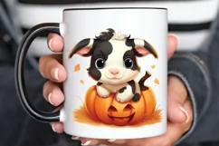 Baby Cow For Halloween Sublimation PNG Clipart Product Image 3