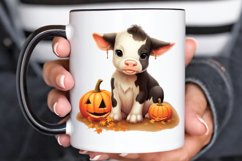 Baby Cow For Halloween Sublimation PNG Clipart Product Image 3