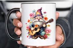 Watercolor Rockstar Gnome PNG Clipart Product Image 3
