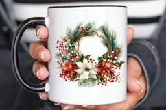 Christmas Holiday Wreath PNG Clipart Product Image 3
