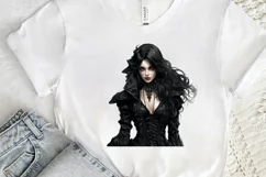 Gothic Fashion Girl PNG Clipart Product Image 3
