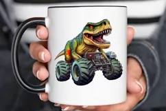 Dinosaur Monster Truck PNG Clipart Product Image 3