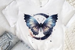 Fairy Night Moth and Moon PNG Clipart Product Image 3