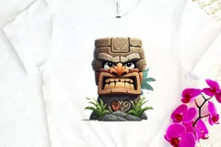 Stone Tiki God Sublimation PNG Clipart Product Image 3