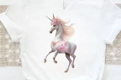Ballerina Unicorns PNG Clipart Product Image 3