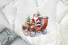 Watercolor Santa Claus PNG Clipart Product Image 3