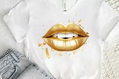 Birthday Queen Gold Sublimation PNG Clipart Product Image 3