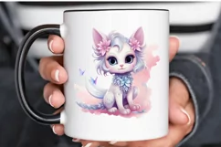 Fairy Cat Sublimation PNG Clipart Product Image 3
