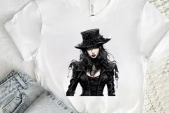 Gothic Fashion Girl PNG Clipart Product Image 3