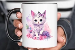 Fairy Cat Sublimation PNG Clipart Product Image 3