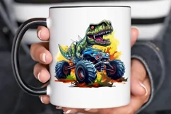 Dinosaur Monster Truck PNG Clipart Product Image 3