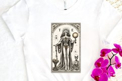Skeleton Witch Tarot Card PNG Clipart Product Image 3