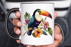 Watercolor Toucans PNG Clipart Product Image 3