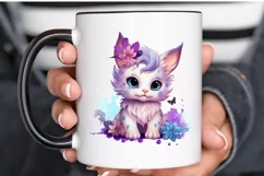 Fairy Cat Sublimation PNG Clipart Product Image 3