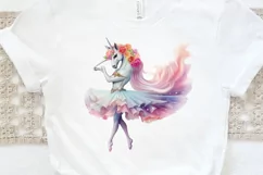 Ballerina Unicorns PNG Clipart Product Image 3