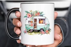 Watercolor Caravan Sublimation PNG Clipart Product Image 3