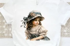 Victorian Little Girl PNG Clipart Product Image 3