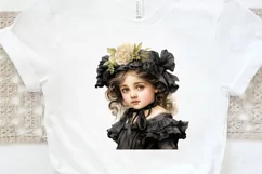 Victorian Little Girl PNG Clipart Product Image 3