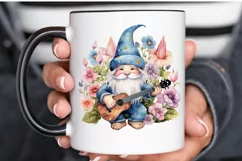 Watercolor Rockstar Gnome PNG Clipart Product Image 3