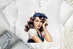 Sailor Pin Up Girls PNG Clipart Product Image 3