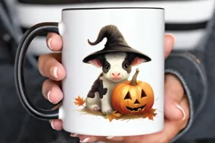 Baby Cow For Halloween Sublimation PNG Clipart Product Image 3